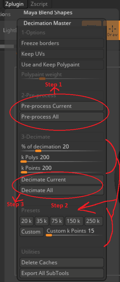 reduce file size of zbrush quick save